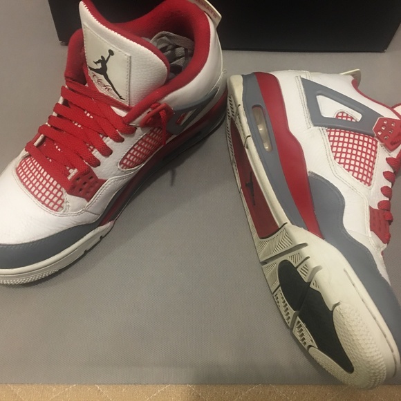 Jordan Retro 4 Alternate 89 CUSTOMS Size 10.5 *One Of A Kind* - Picture 6 of 11